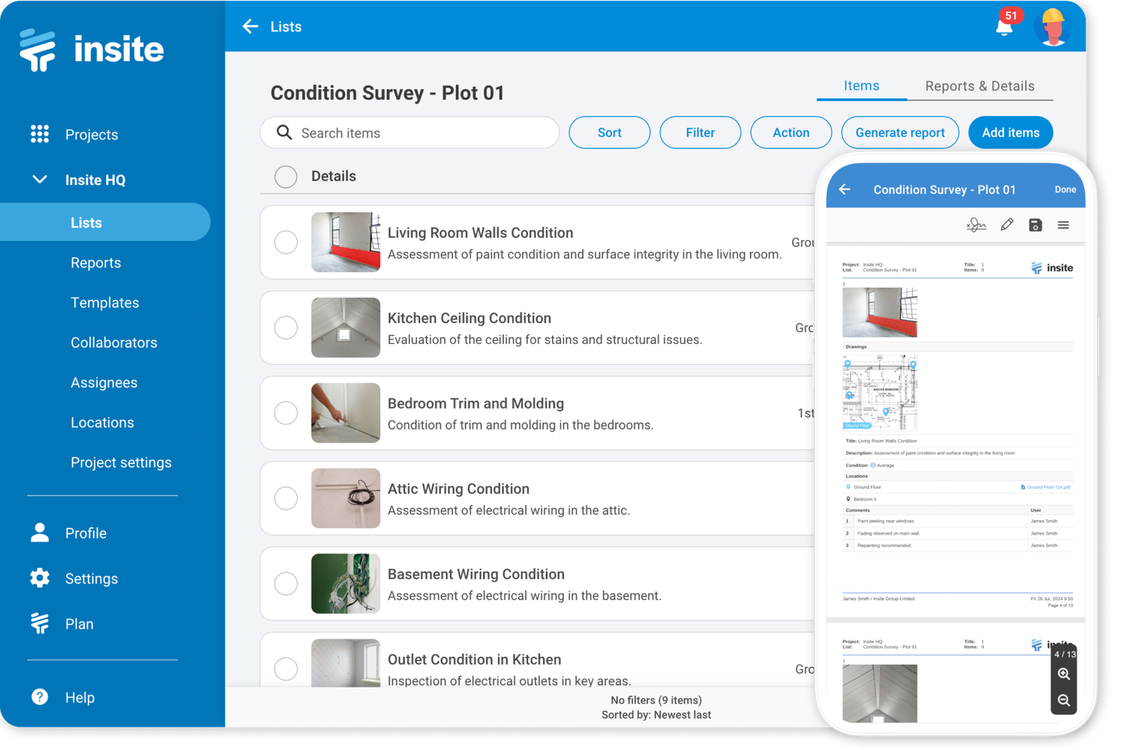 Condition surveys