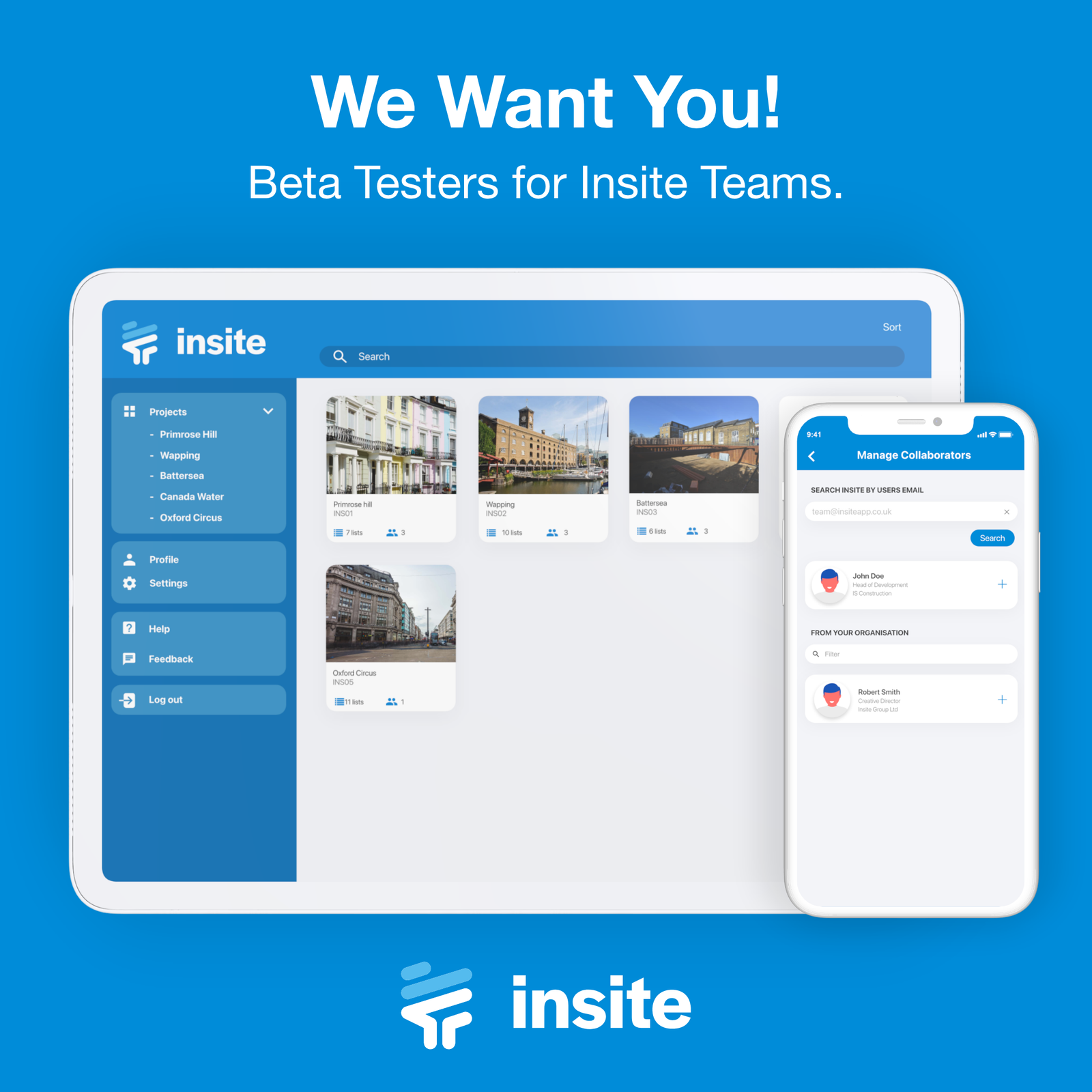 We want you!